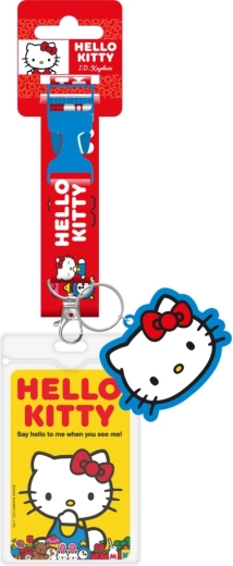 Hello Kitty vrpca za vrat s privjeskom i omotom za ID