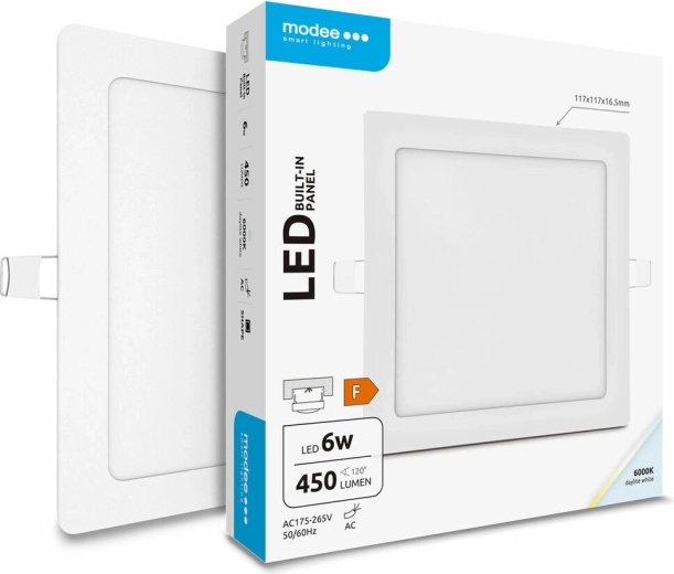 Ugradbeni LED panel 6 W hladno bijela 450 lm – Modee Lighting
