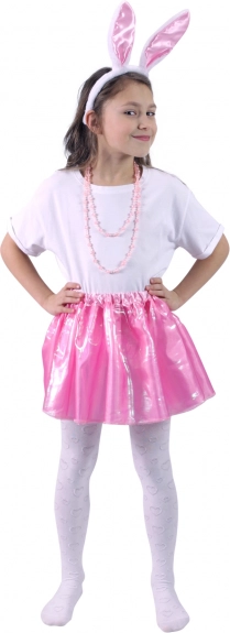 Kostim zeka s ružičastom suknjom i zecjim ušima