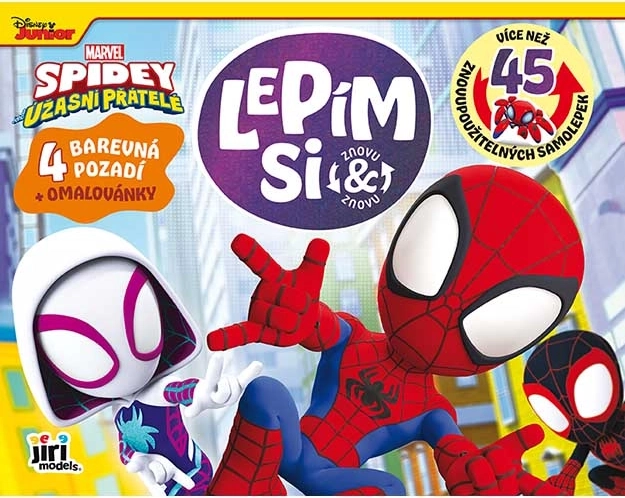 Lijepim iznova i iznova Spidey – statične naljepnice i bojanke