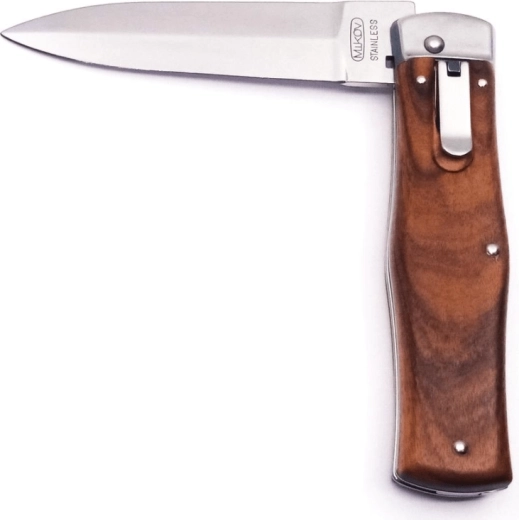 Mikov Predator – automatic switchblade with rosewood handle