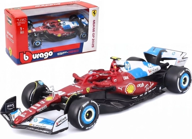 Bburago kolekcionarski model Ferrari SF-25 Lewis Hamilton 44 1:43