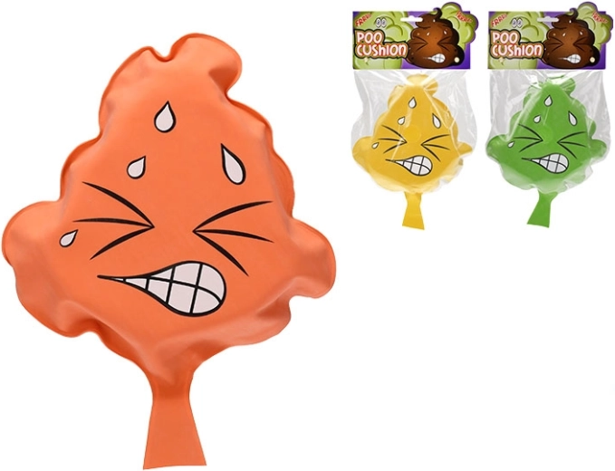 Prdeći jastučić u obliku emoji kake POO