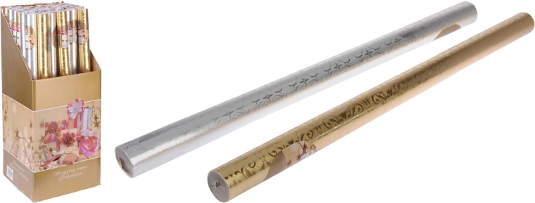 Poklon papir za omatanje 0,76 × 5 m – miks dekoracija