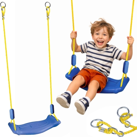 Vrtna dječja ljuljačka s podesivim užadima