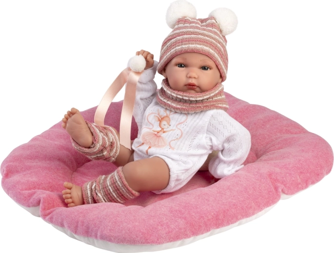 Llorens NEW BORN djevojčica – realistična beba lutka 35 cm, potpuno vinilno tijelo za vodu