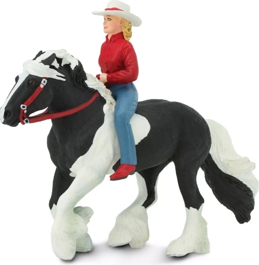 Safari Ltd. rider on a horse figurine