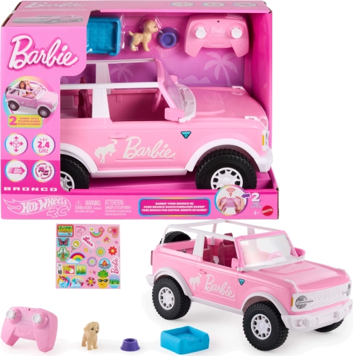 Barbie Hot Wheels daljinski upravljani ružičasti Ford Bronco RC