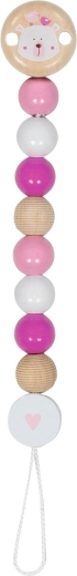 Goki Little Polar Bear Pacifier Clip - 1 piece