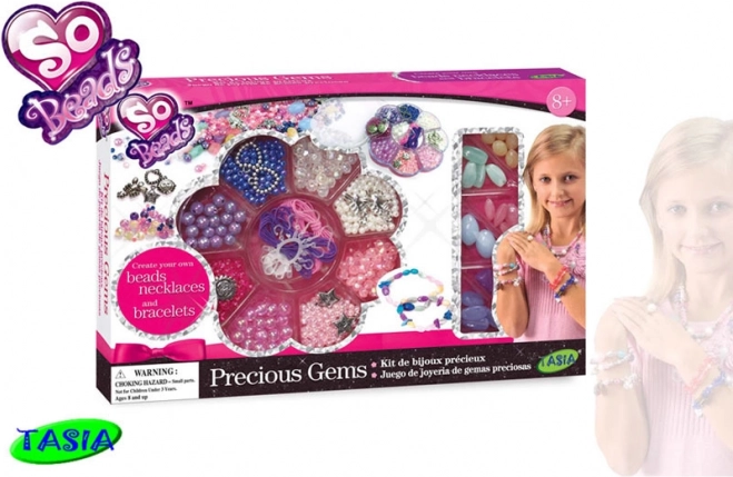 Set perlica - svjetlucavi dragulji