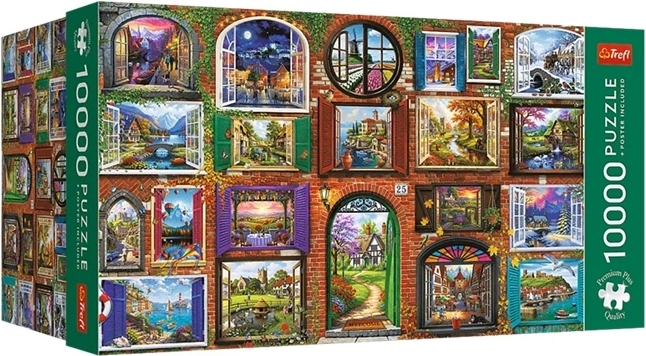 Trefl puzzle 10 000 dijelova Windows of the Seasons