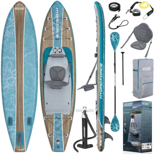 napuhujući paddleboard s sjedalom HYDRO-FORCE Freesoul Elite 2u1 335 × 84 × 15 cm