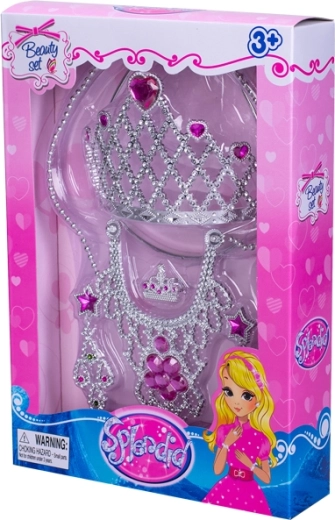 Dječji set za uljepšavanje s krunom i nakitom