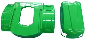 Rear green bumper for Strong Bull ride-on by JAMARA