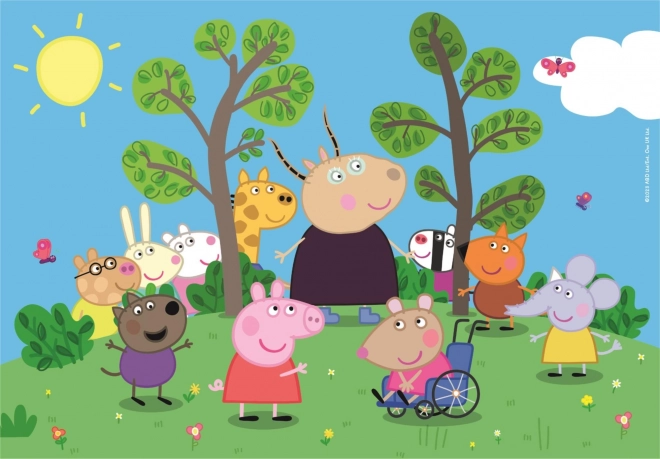 Puzzle Peppa Pig s prijateljima MAXI 24 dijelova