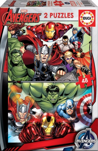 Puzzle EDUCA Avengers: Ujedinjeni 2×48 dijelova