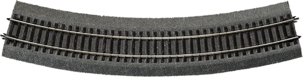 Zakrivljena tračnica R5 s podlogom Roco Line