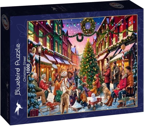 Bluebird puzzle Božićna ulica 1000 dijelova