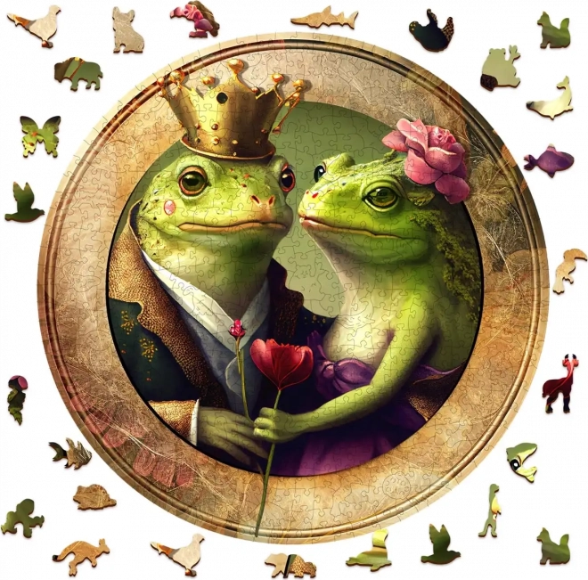 Drvene puzzle Ljubav i žabe 505 dijelova