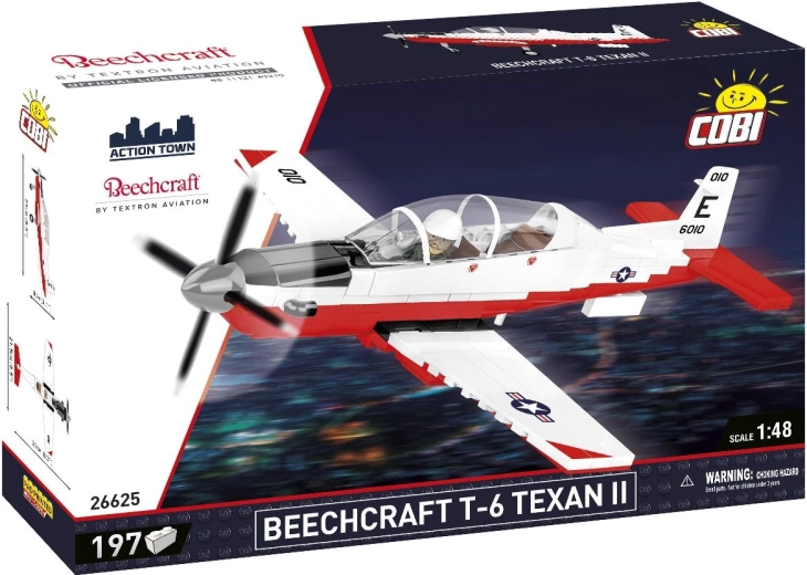 COBI Beechcraft T-6 Texan II aircraft building set 1:48 (197 pieces)