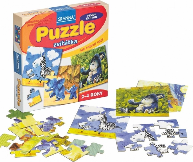 Granna puzzle životinje – moje prve slagalice za djecu