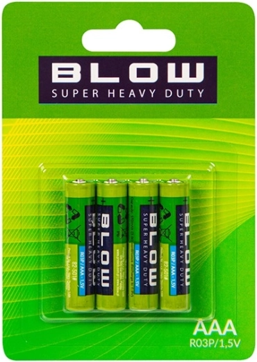 BLOW baterije AAA (R03P) Super Heavy Duty, 4 kom
