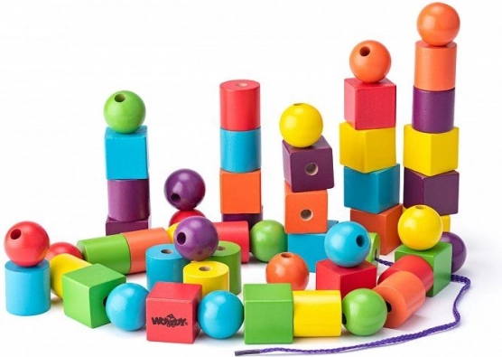 Velike nizanice perle za djecu