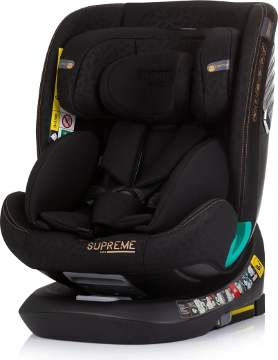 Chipolino autosjedalica Supreme i-Size 40–150 cm Isofix 360 – Obsidian