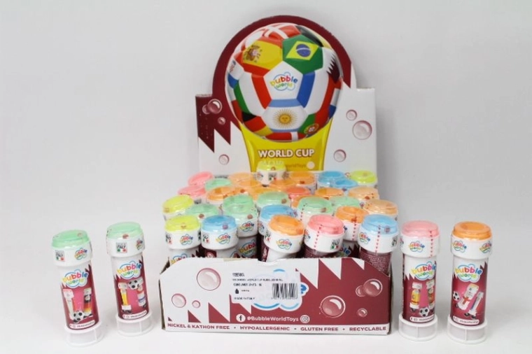 Puhalica za balončiće World Cup 60 ml (sportski motivi)