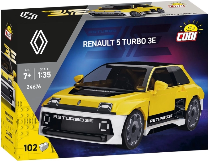 Cobi Renault 5 Turbo 3E građevinski set 1:35 (102 dijela)