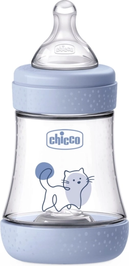 Chicco antikolik bočica za dojenčad Perfect5 150 ml, dječak, spor protok 0m+