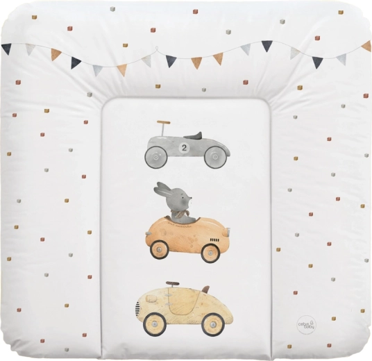 Ceba Baby meka podloga za previjanje za komodu Basic Bunny Driver 75 × 72 cm