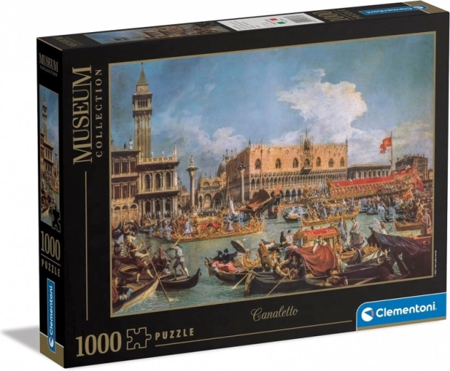 Puzzle 1000 dijelova Museum Canaletto Povratak Bucentaura u Molo na blagdan Velike Gospe