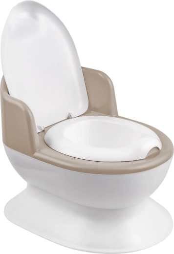 Maltex dječja kahlica u obliku WC-a bijelo-bež
