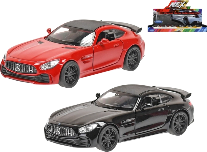 Metalni model automobila Mercedes-AMG GTR Welly s povratnim pogonom