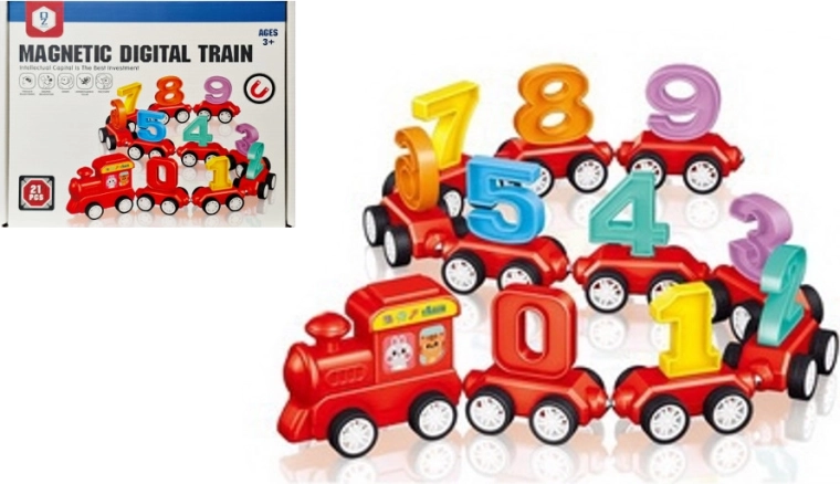 Magnetni vlakić s brojevima