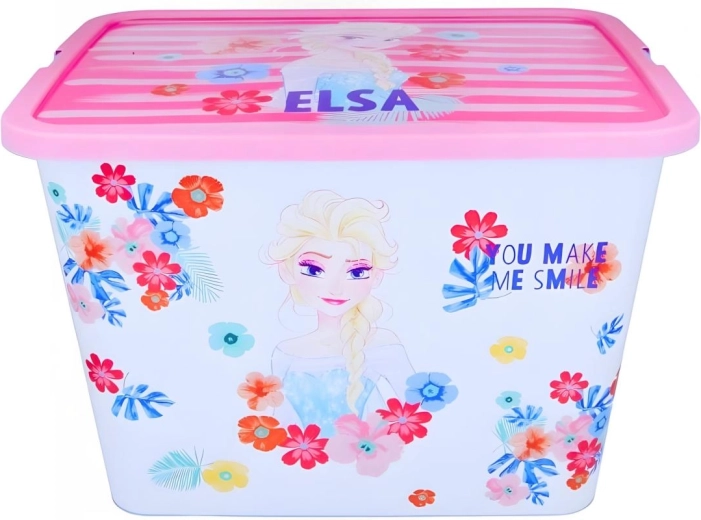 Kutija za pohranu s poklopcem na kopče Frozen Stor - 1 komad