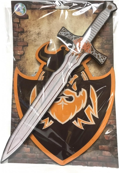 Pjenasti mač i štit Viking za djecu