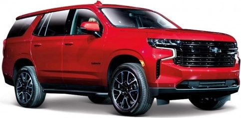 Model Chevrolet Tahoe 2021 1:26 crveni