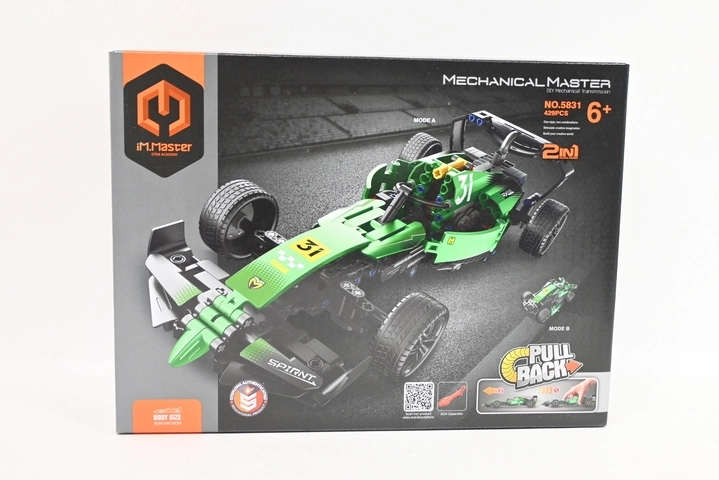IM.Master f1 zeleni 2 u 1 pull back građevinski auto - 1 komad