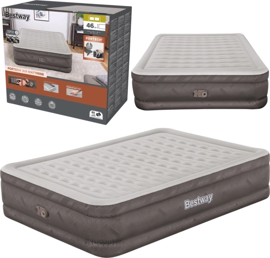 Zračni madrac Queen s integriranom električnom pumpom Bestway 203 × 152 × 46 cm