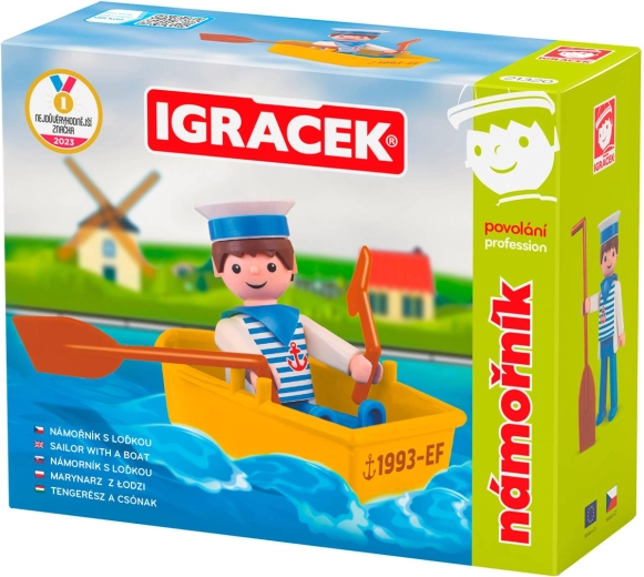 Efko Igráček Sailor – figure set with boat