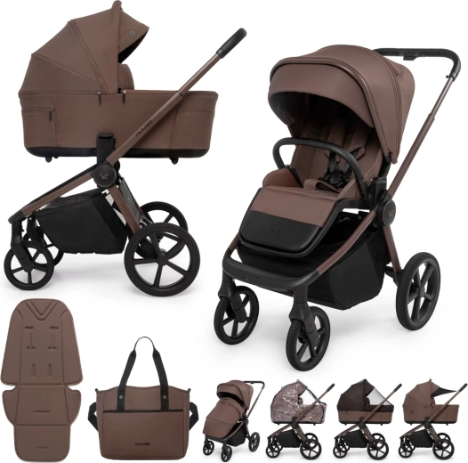 Muuvo Fold kombinirana kolica 2u1 dark chocolate