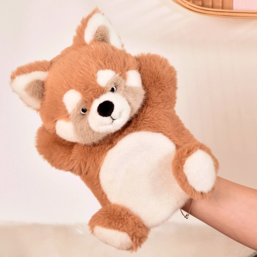 Histoire d’Ours plišana lutka-ruč­na Panda crvena 24 cm