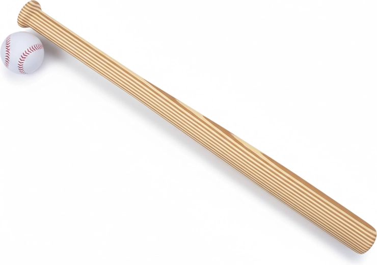 Palica za bejzbol s lopticom 59,5 cm - 1 komad