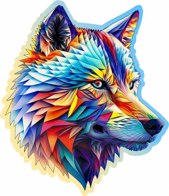 Drvene puzzle Otmjeni vuk 250 dijelova WOODEN CITY