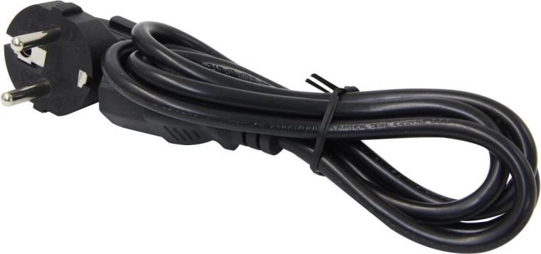 Kabel za napajanje uređaja s hladnim konektorom, 3-polni 230 V, X-Peak 90, njemački kvadratni utikač - 1 komad