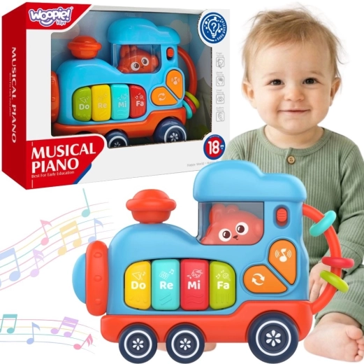 Woopie Baby interaktivni glazbeni pianino lokomotiva