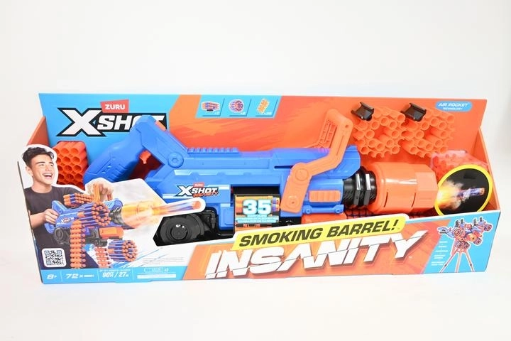 ZURU X-SHOT Insanity Smoking Barrel pjenasti blaster