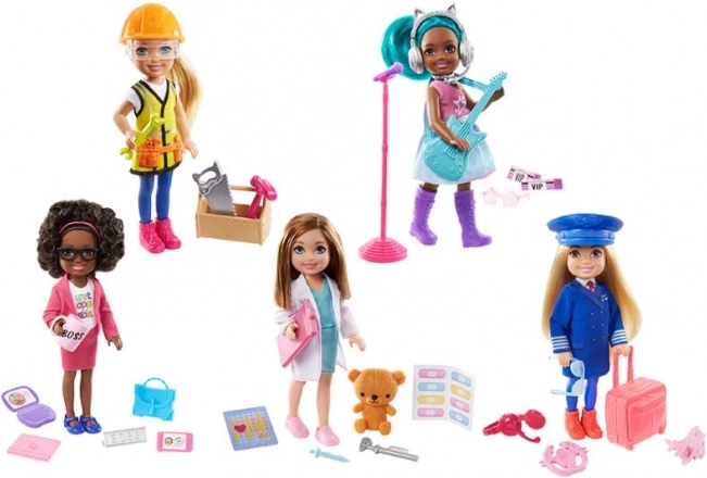 Lutka Barbie Chelsea u različitim zanimanjima